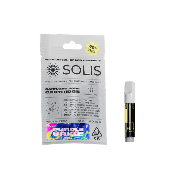 Solis Cartridge 1g Indica Purple Urkle
