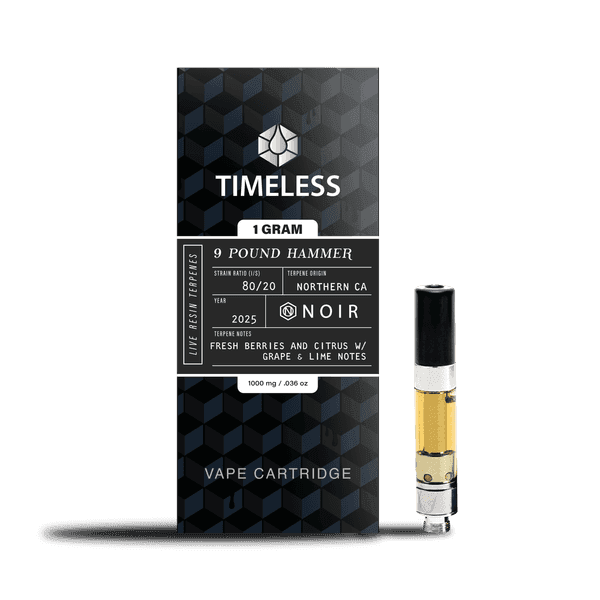 Timeless Cartridge (NOIR) 1g 9 Pound Hammer