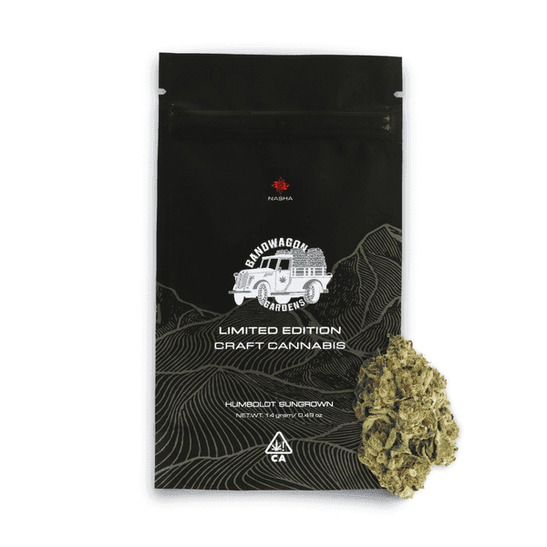 Nasha Flower Bandwagon Gardens 14g Indica Dobos Triangle