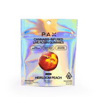 PAX Live Rosin Gummies Hybrid Heirloom Peach