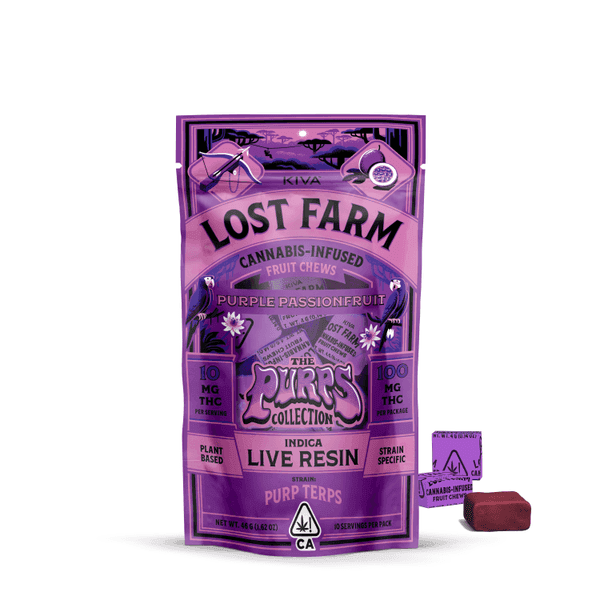 Lost Farm Chews Purple Passionfruit Purp Terp