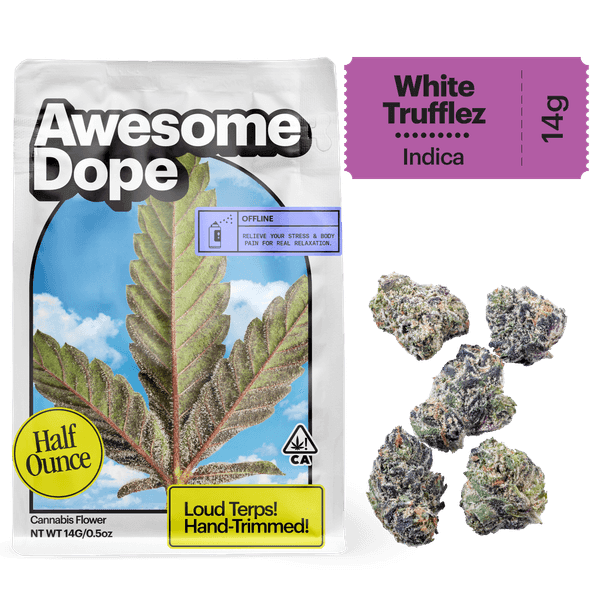 Awesome Dope Smalls Flower 14g Indica White Trufflez