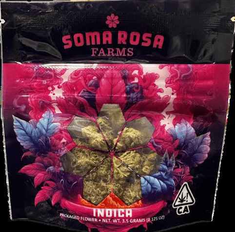 Soma Rosa Flower 3.5g Indica Glitter Bomb