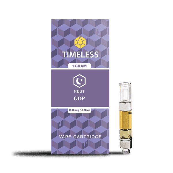 Timeless Cartridge Rest 1g Indica Grand Daddy Purp