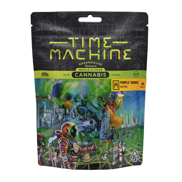 Time Machine Flower 14g Sativa Purple Tangie 8ct