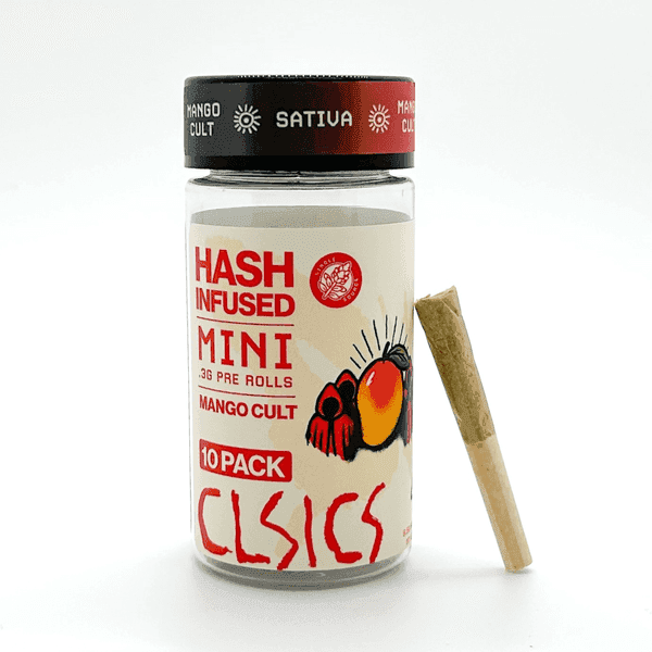 CLSICS Hash Preroll 10pk Sativa Mango Cult
