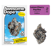 Awesome Dope Indoor Flower 3.5g Indica Lemon Cherry Pop Rox