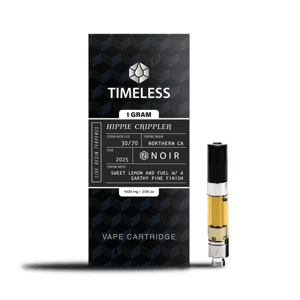 Timeless Cartridge Noir 1g Hippie Crippler