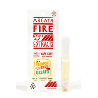 Arcata Fire 100% Cured Resin Cartridge 1g Indica Lemon Cherry Gelato