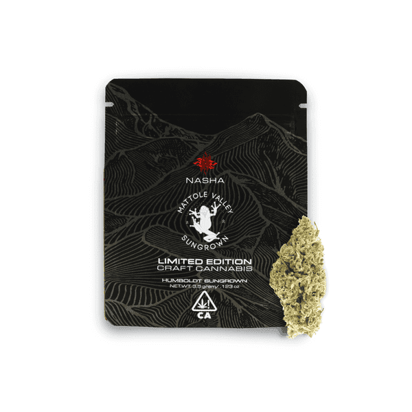 Nasha Flower Mattole Valley Sungrown 3.5g Sativa Blue Dream