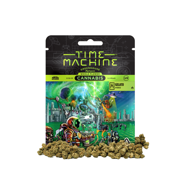 Time Machine Flower 3.5g Hybrid Gelato 16ct