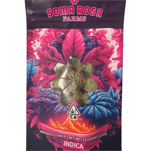 Soma Rosa Flower 14g Indica Wedding Cake