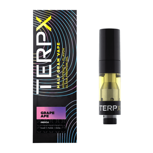 TerpX Cartridge 0.5g Indica Grape Ape