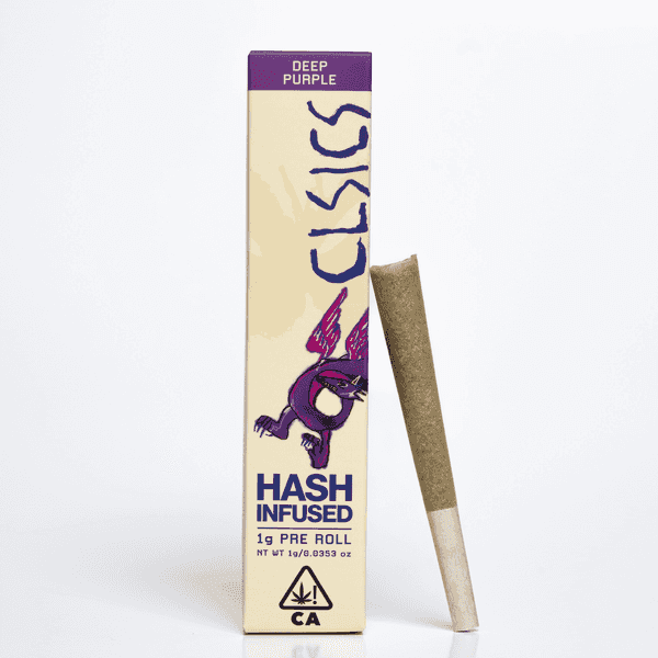 CLSICS Hash Preroll 1g Indica Deep Purple