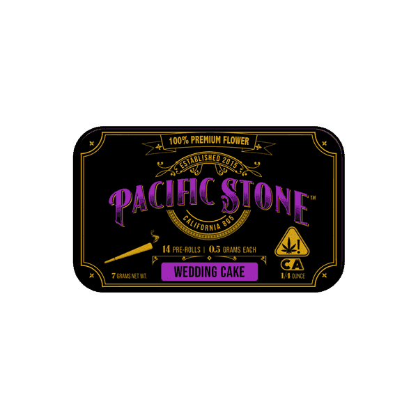 Pacific Stone Preroll 0.5g Indica Wedding Cake 14-Pack 7.0g