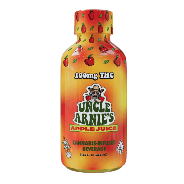 Uncle Arnie's Beverage 8oz Smacking Apple 100mg THC 12pk