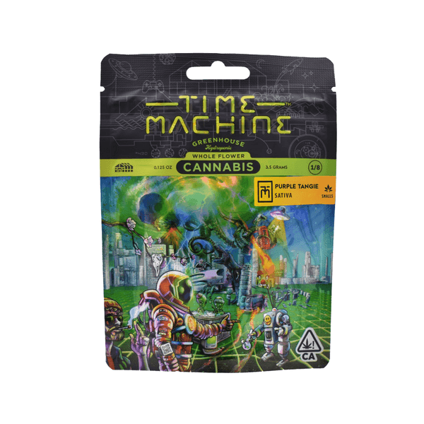 Time Machine Flower 3.5g Sativa Purple Tangie 16ct