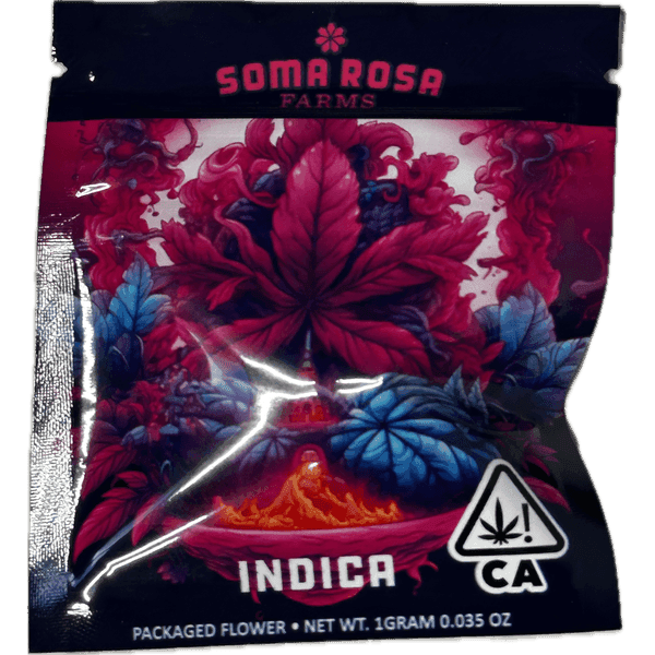Soma Rosa Flower 1g Indica Blueberry Cookiez
