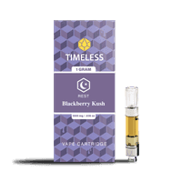 Timeless Cartridge Rest 1g Indica Blackberry Kush