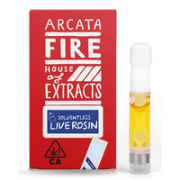 Arcata Fire 100% Live Rosin Cartridge 1g Hybrid Grapes & Cream