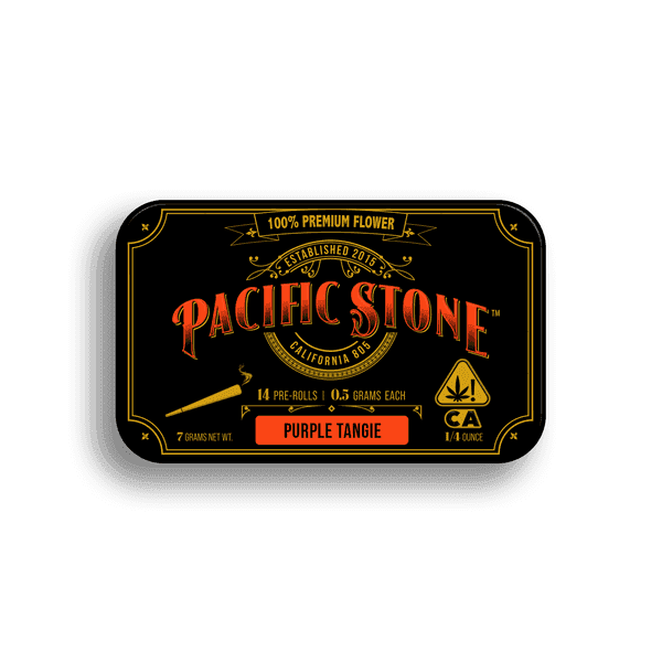 Pacific Stone Preroll 0.5g Sativa Purple Tangie 14-Pack 7.0g