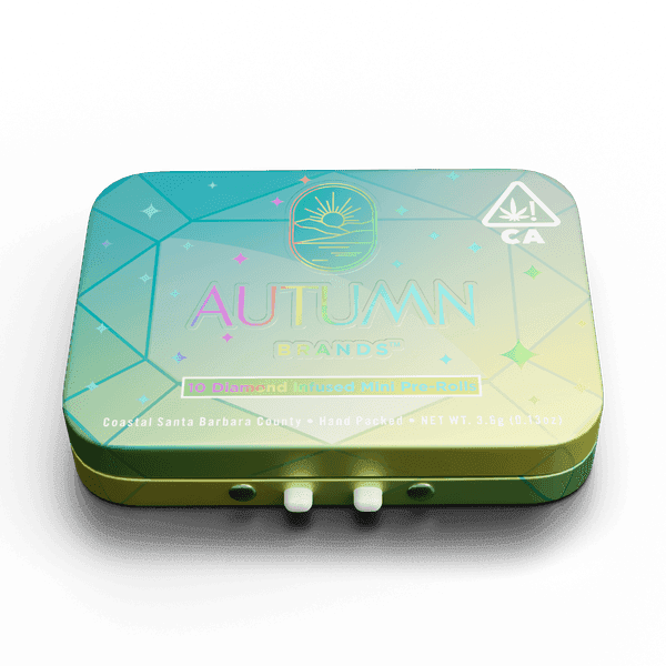 Autumn Brands Diamond Infused Mini Preroll 10pk Sativa Blue Limonene