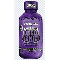 Uncle Arnie's Beverage 8oz 100% Live Resin Blackberry Lemonade 100mg