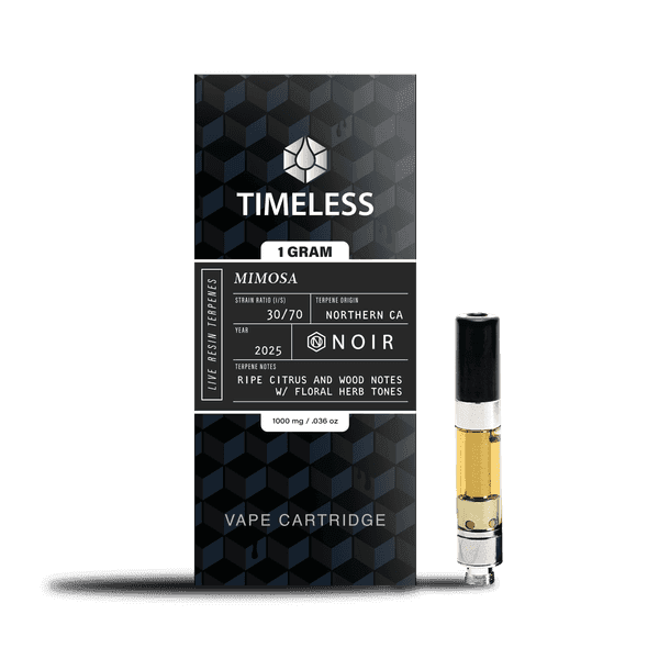 Timeless Cartridge Noir 1g Sativa Mimosa