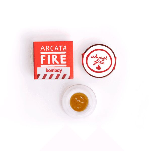 Arcata Fire 100% Live Resin Concentrate 1g Indica Bombay