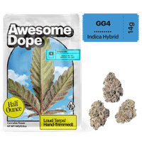 Awesome Dope Smalls Flower 14g Indica Hybrid GG4