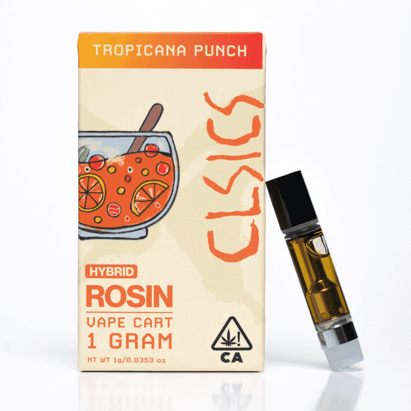 CLSICS Live Rosin Cartridge 1g Hybrid Tropicana Punch