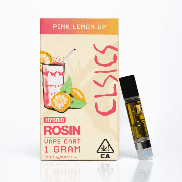 CLSICS Live Rosin Cartridge 1g Hybrid Pink Lemon Up