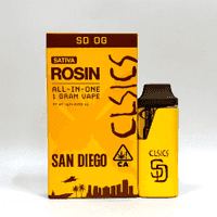 CLSICS Live Rosin All-In-One Cartridge 1g Sativa SD OG