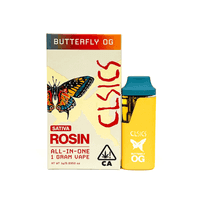 CLSICS Live Rosin All-In-One Cartridge 1g Sativa Butterfly OG