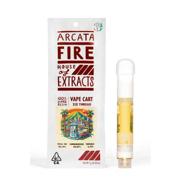 Arcata Fire 100% Cured Resin Cartridge 1g Hybrid SFV OG