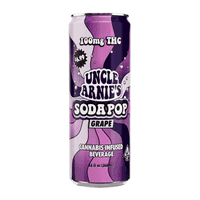 Uncle Arnie's Beverage 12oz Grape Soda 100mg 12pk