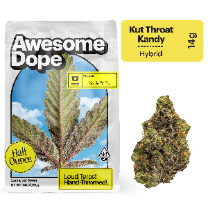 Awesome Dope Smalls Flower 14g Hybrid Kut Throat Kandy