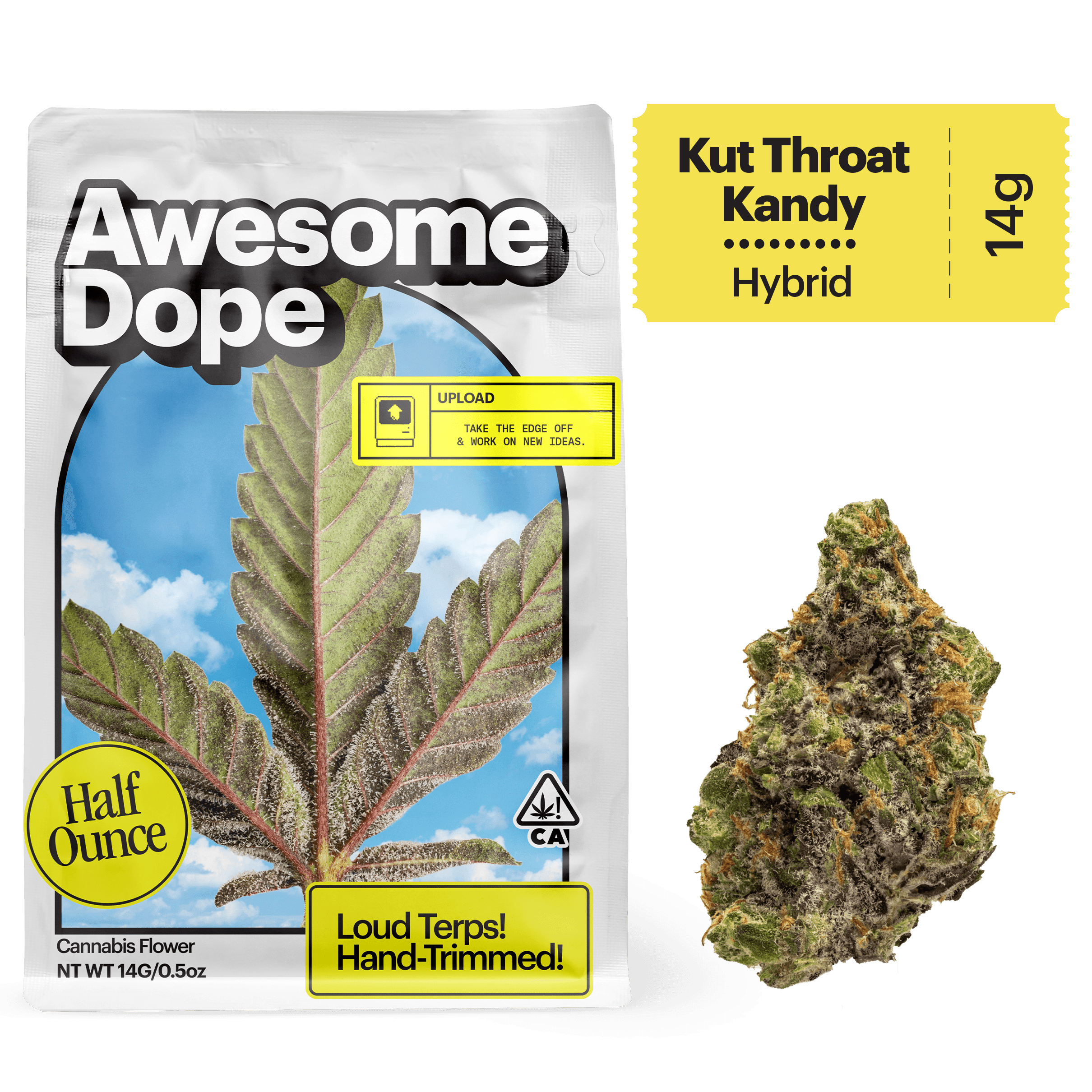 Awesome Dope Smalls Flower 14g Hybrid Kut Throat Kandy