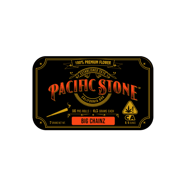 Pacific Stone Preroll 0.5g Sativa Big Chainz 14-Pack 7.0g