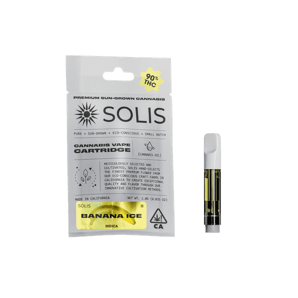 Solis Cartridge 1g Indica Banana Ice