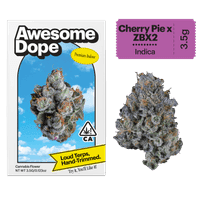 Awesome Dope Indoor Flower 3.5g Indica Cherry Pie x ZBX2