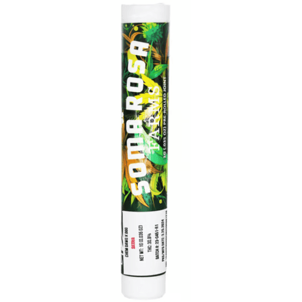Soma Rosa Preroll 1g Sativa Lemon Thai X OG Kush