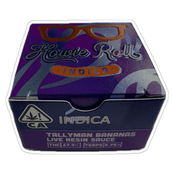 Howie Roll Live Resin 1g Indica Talllyman Bananas