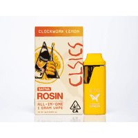 CLSICS Live Rosin All-In-One Cartridge 1g Sativa Clockwork Lemon