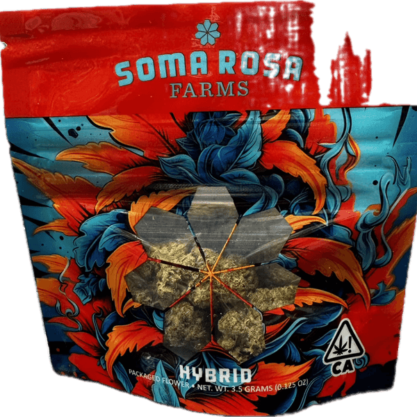 Soma Rosa Flower 3.5g Hybrid Peach Cobbler