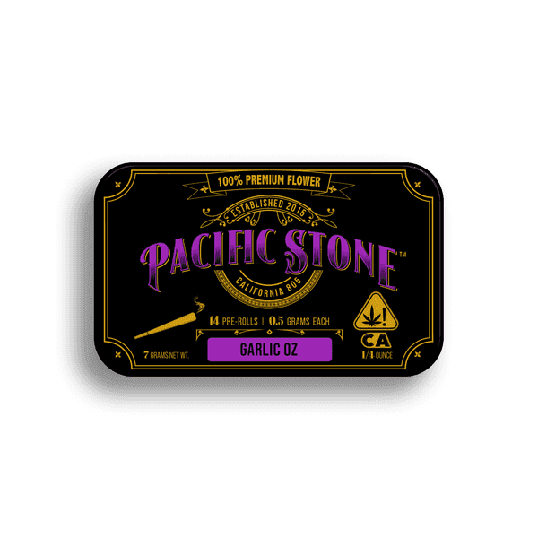 Pacific Stone Preroll 0.5g Indica Garlic OZ 14-Pack 7.0g