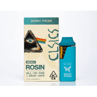 CLSICS Live Rosin All-In-One Cartridge 1g Indica Berry Prism