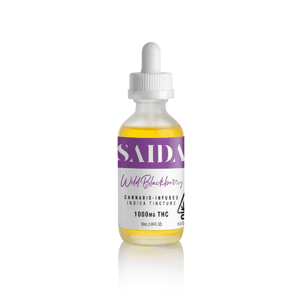 Saida Tincture 1000mg Indica Wild Blackberry