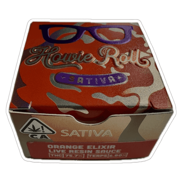 Howie Roll Live Resin 1g Sativa Orange Elixir
