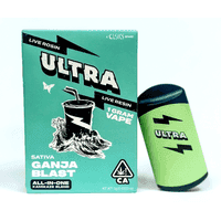 Ultra Live Rosin and Live Resin All-In-One Cartridge 1g Sativa Ganja Blast